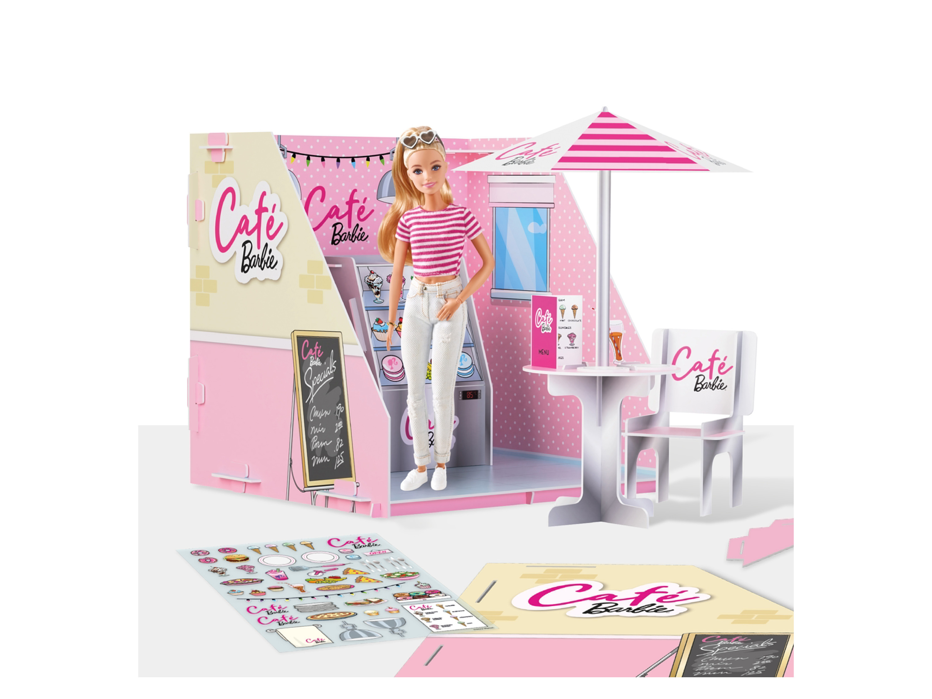 Barbie Pop-Up café ou pop-up boutique ou docteur animalier (café)