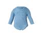 Body bébé croisé bleu clair à manches longues