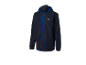 Une veste coupe-vent bleu marine à capuche de Kari Traa.