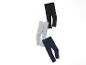 Leggings noires, grises et bleu marine.