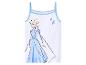 Débardeur blanc pour fille, motif Elsa La Reine des Neiges.