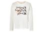T-shirt blanc à manches longues avec imprimé Minnie Mouse.