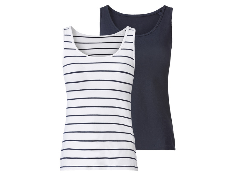 Aller en mode plein écran : esmara® Lot de 2 débardeurs femme - Image 2