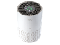 Purificateur d'air cylindrique blanc avec un écran digital sur le dessus