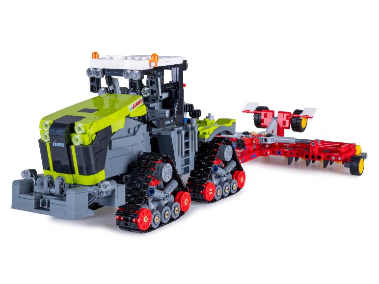 Tracteur Claas Xerion Lego Technic avec semoir.