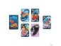 Cartes UNO Lilo & Stitch avec des personnages de dessins animés et des cartes d'action.