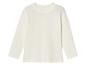 T-shirt blanc à manches longues pour enfant.