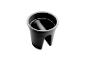 Support noir pour ustensiles de cuisine avec séparateur interne