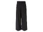 Pantalon large noir avec taille élastique