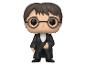 Figurine Funko Pop! de Harry Potter en costume noir et lunettes.