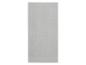 Serviette de bain grise avec un motif décoratif en bas