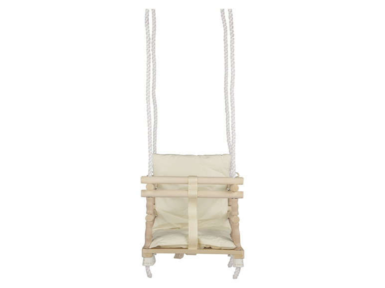 Aller en mode plein écran : Playtive Balançoire en bois pour bébé, avec siège de sécurité - Image 2