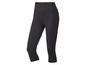 Leggings capri noirs pour femme.