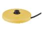 Base de bouilloire électrique jaune avec câble noir et connecteur Strix