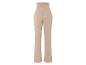 Pantalon large beige en tissu mousseline.