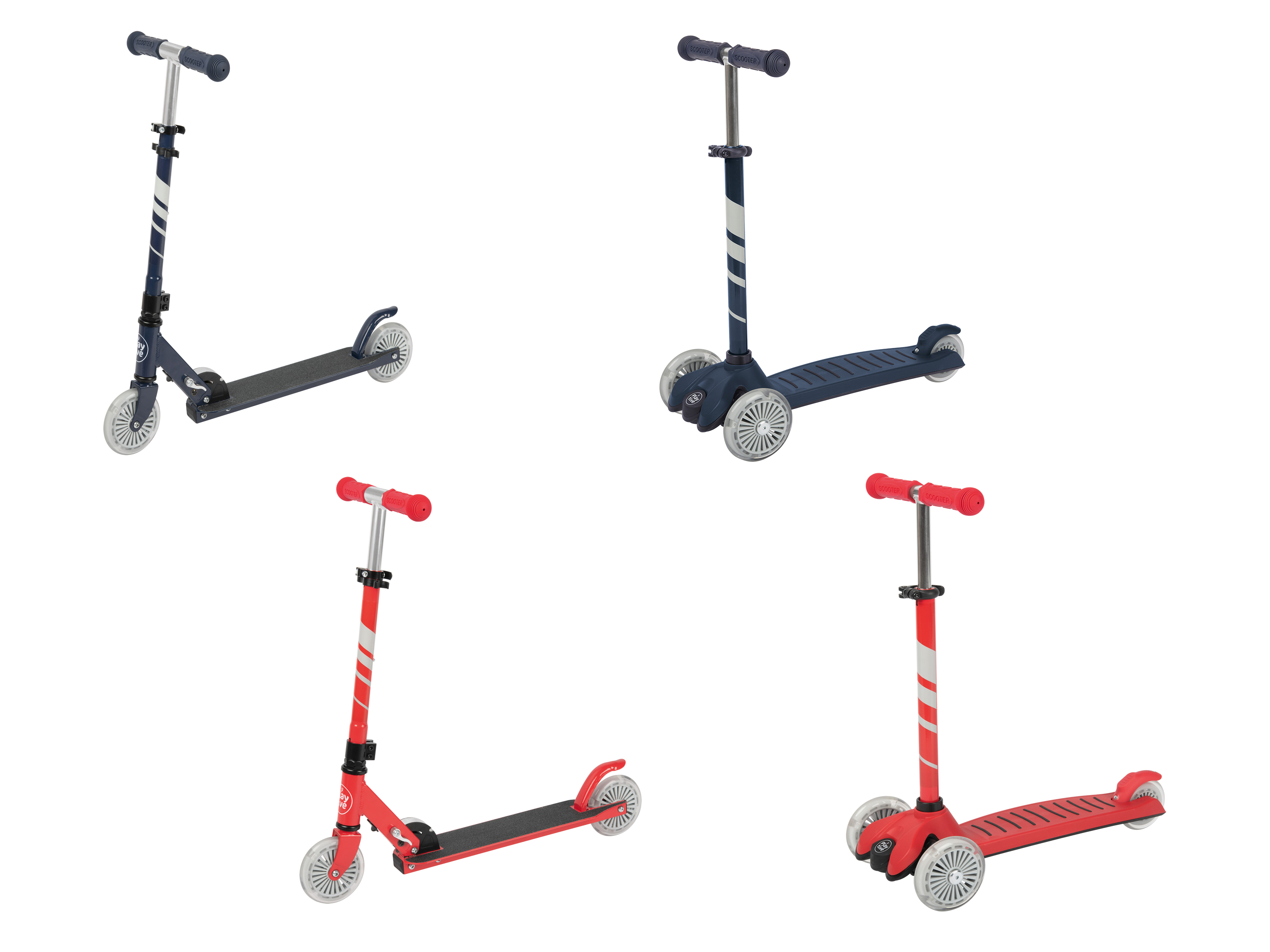 Playtive Trottinette à LED