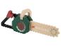 Jouet tronçonneuse en bois, vert et noir, avec logo Parkside