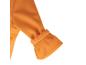 Une veste orange avec une doublure en polaire.