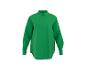 Chemise verte à manches longues pour femme avec boutons