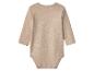 Body bébé beige à manches longues