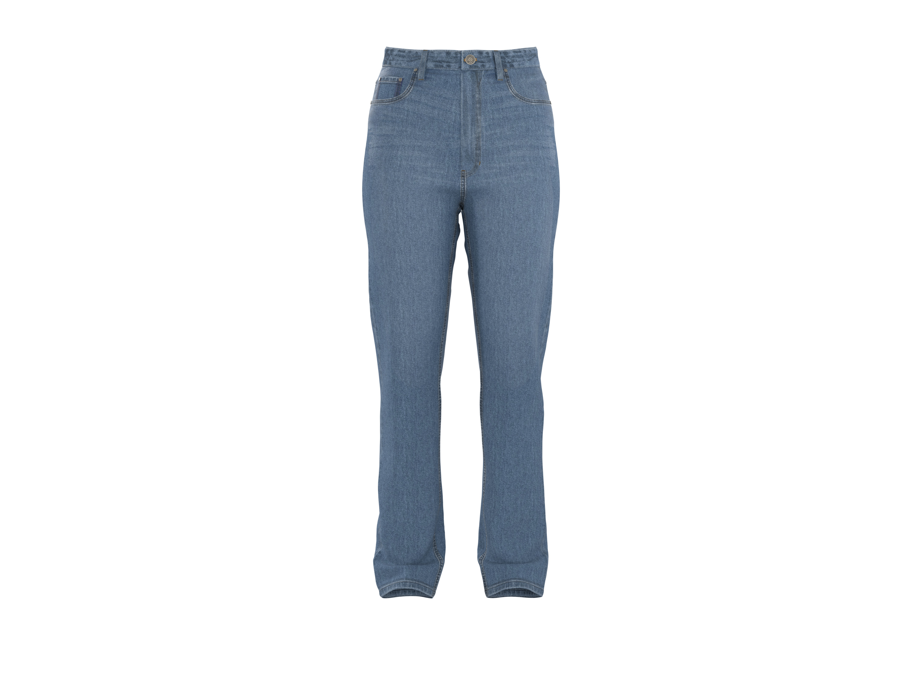 esmara® Jean droit femme (bleu, 34)