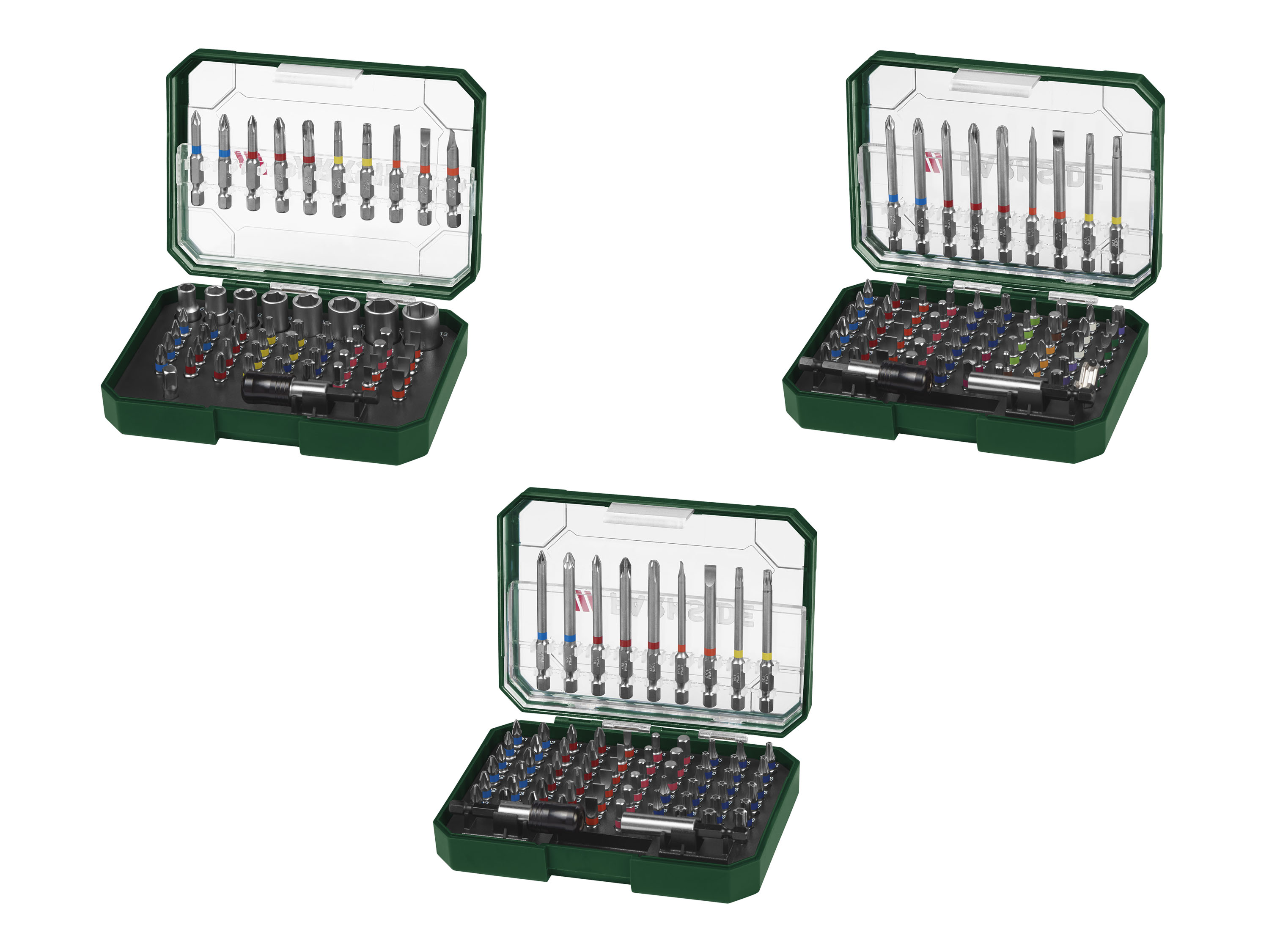 PARKSIDE® Set d'embouts ou set d'embouts et de clés à douille PBS3 A2