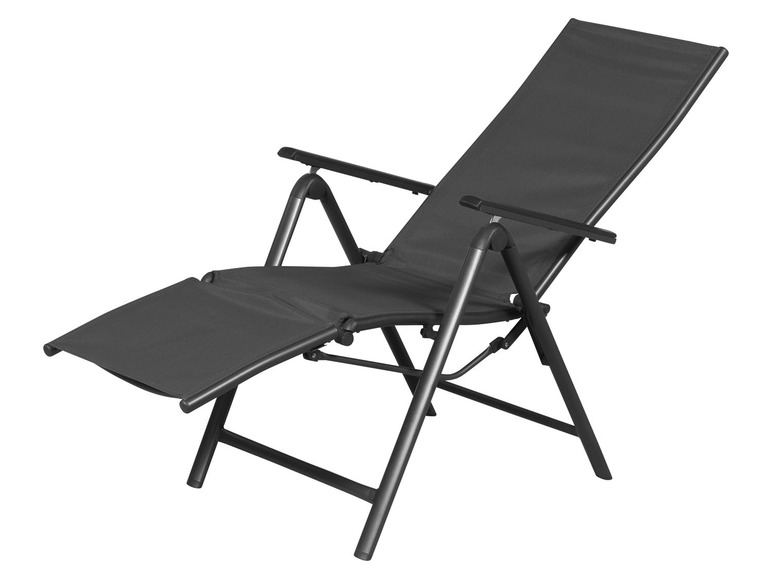 Aller en mode plein écran : LIVARNO home Fauteuil en aluminium Houston, noir/anthracite - Image 5