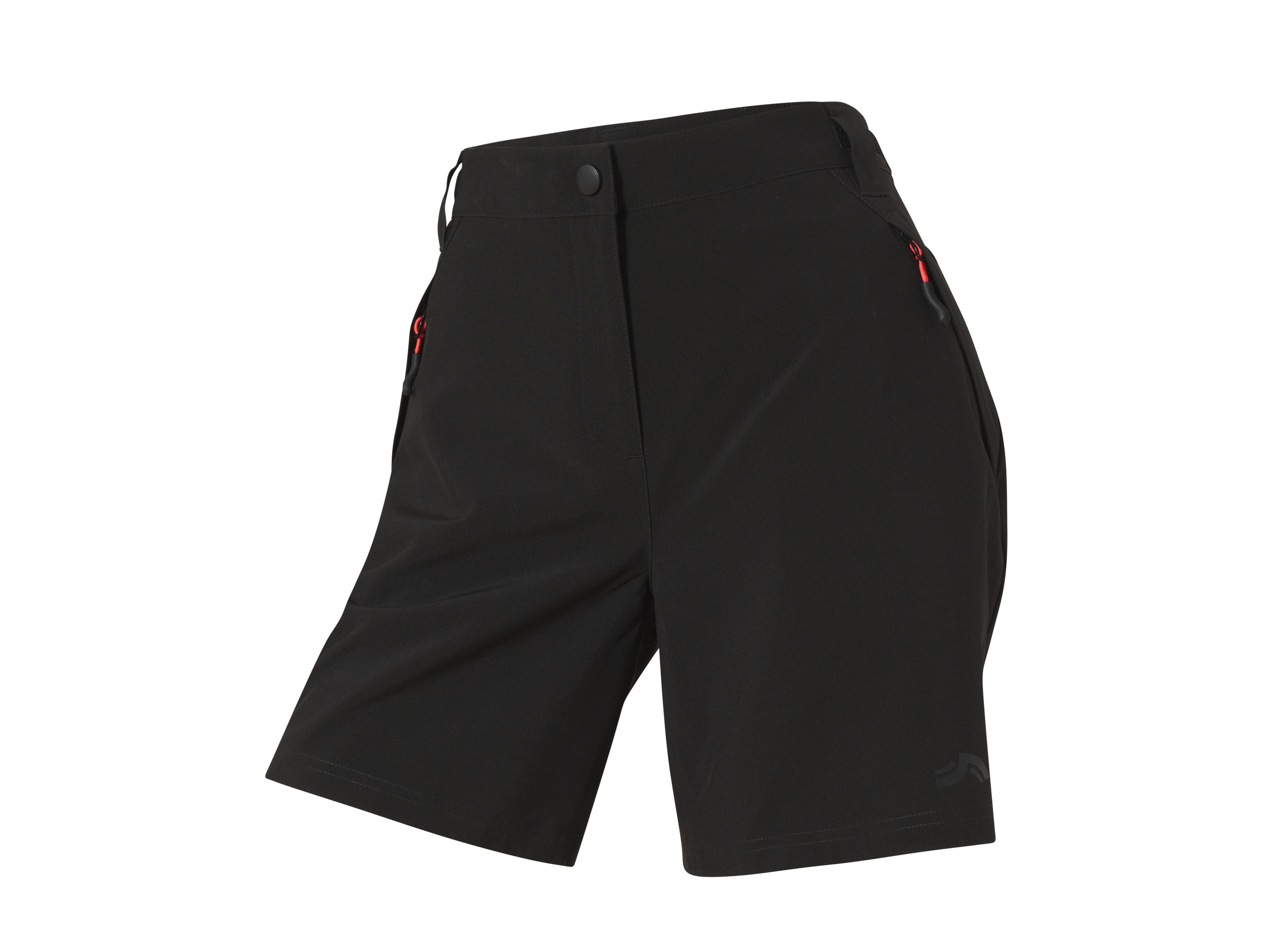 CRIVIT Short technique 2 en 1 femme (noir, 38)