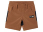 Short marron avec des accents noirs et l'inscription 'Hello'.
