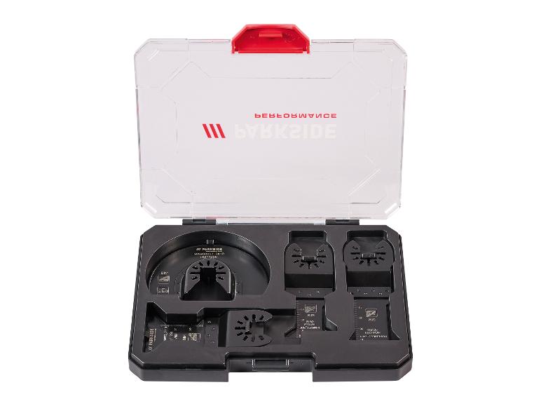 Kit d'outils multifonctions Parkside Performance dans un étui noir.