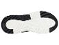 Semelle de chaussure de sport noire et blanche avec adhérence texturée