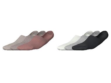 esmara® Lot de 3 paires de protège pieds côtelés homme et femme