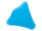 Un coussin de glace en gel bleu pour soulager la douleur.