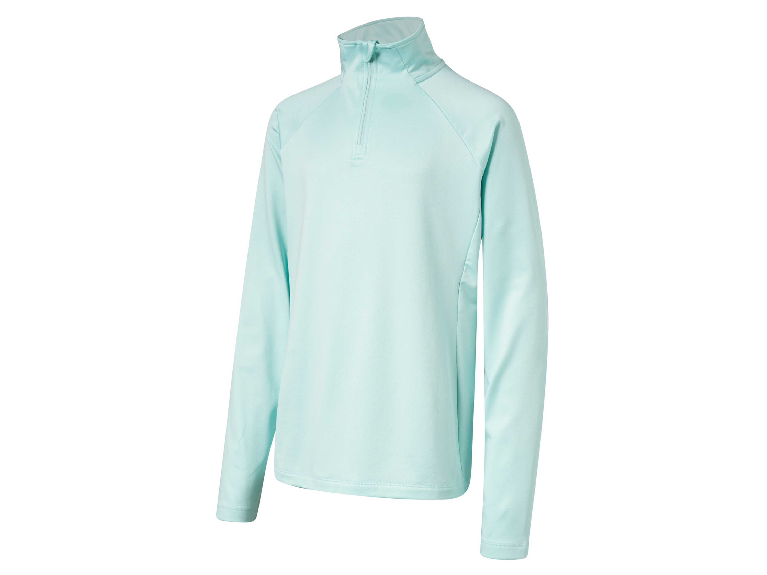 CRIVIT T-shirt thermique à manches longues fille (8-10 ans, vert menthe)