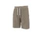 Short de survêtement kaki avec cordon de serrage blanc.