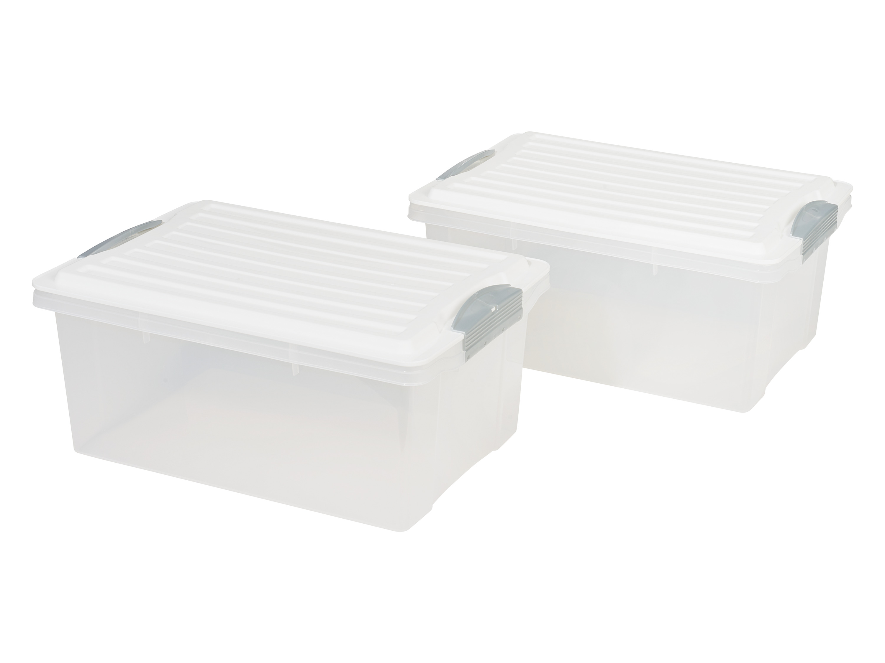 LIVARNO home Set de boîtes de rangement  (lot de 2 boîtes A4)