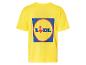 T-shirt jaune avec logo Lidl.