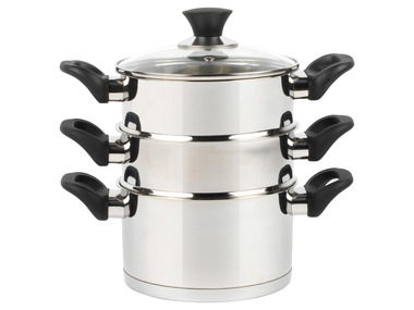 Salter - Cuiseur vapeur à 3 niveaux, Ø 18 cm