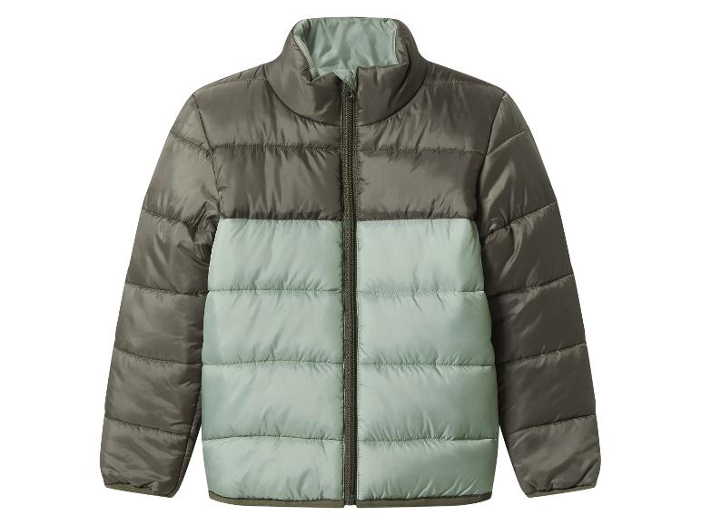 Doudoune bicolore femme vert olive et vert clair