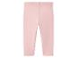 Legging bébé rose avec taille élastique