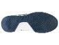 Semelles de chaussures de sport bleu marine.