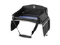 Une table portable noire avec des sangles pour enfants.