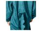 Un costume de dinosaure turquoise avec une queue.