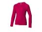 T-shirt thermique fuchsia à manches longues pour enfants avec étiquette noire au cou