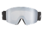 Masque de ski argenté avec sangle noire et mousse, inscription 'S2 SPEC GmbH' sur la lentille