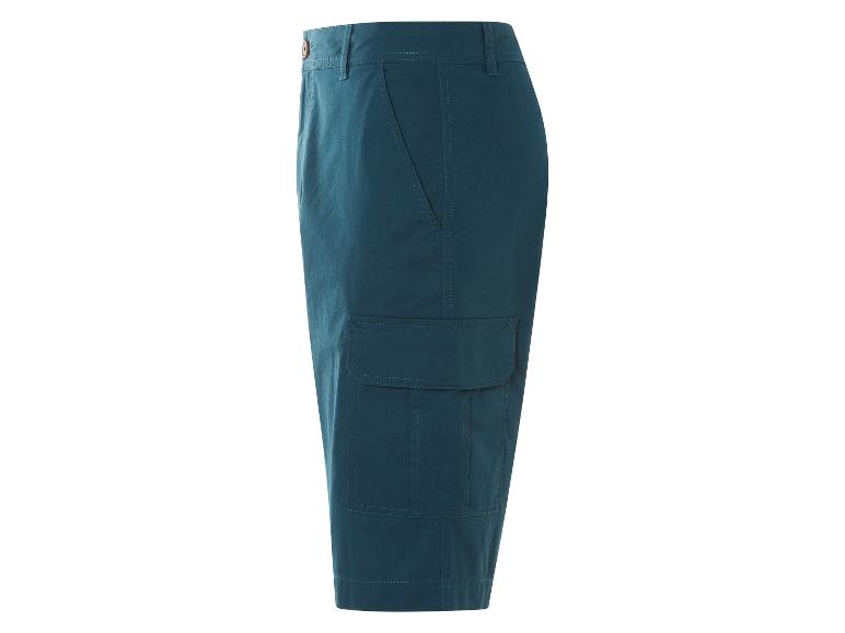 Shorts cargo bleu-vert.