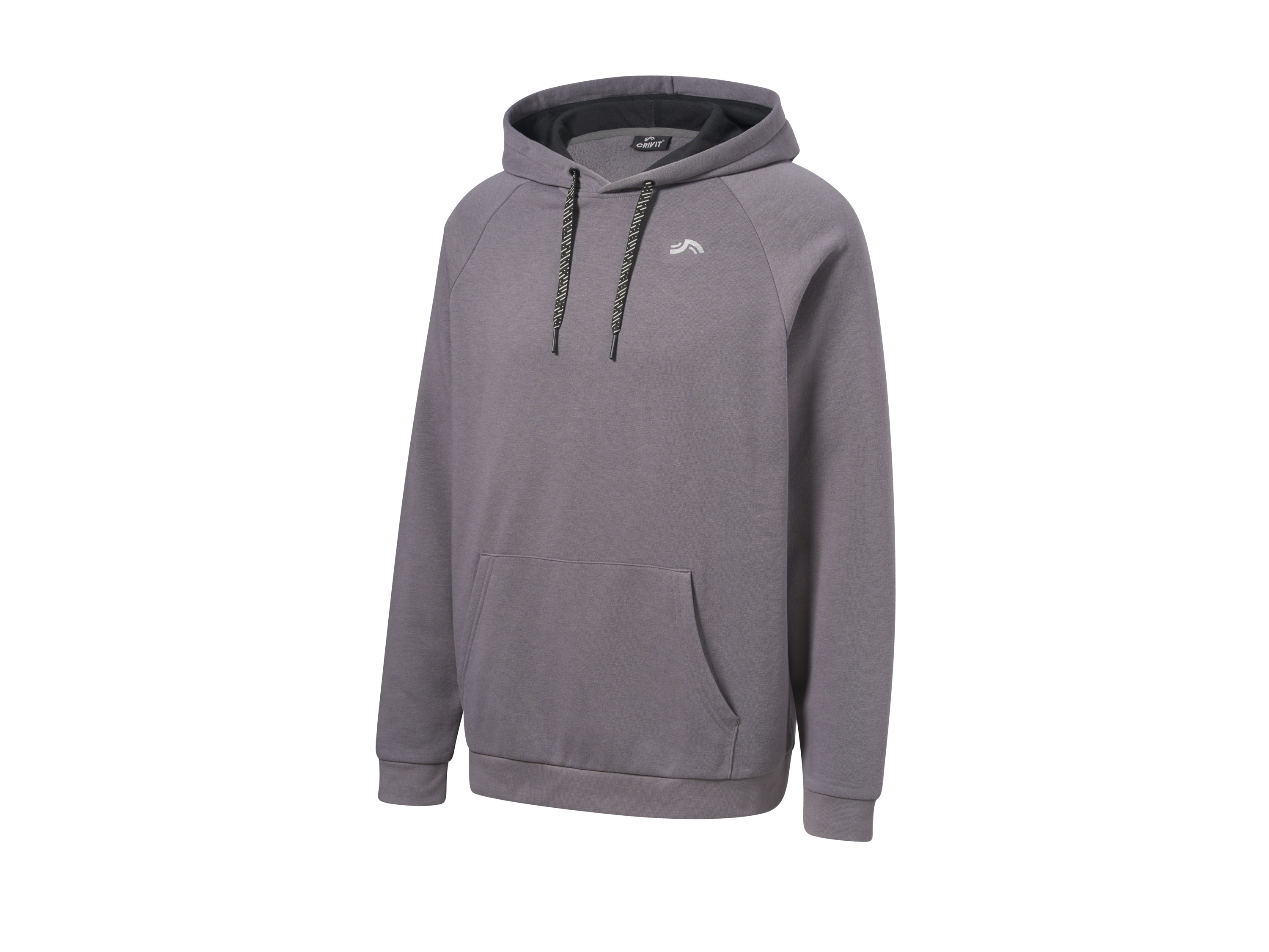 CRIVIT Sweat molletonné thermique homme (S, gris)