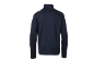 Veste de sport bleu foncé pour homme à manches longues et col montant, vue de dos