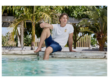 LIVERGY® Bermuda en sweat denim homme