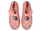 Paire de chaussures d'eau roses pour enfants avec personnages de la Reine des Neiges et motifs floraux, avec l'inscription « Together We Lead »